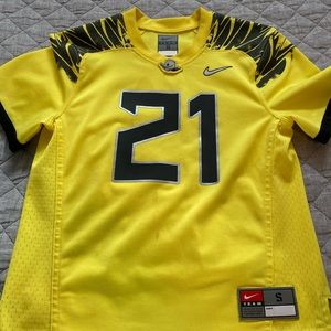 Oregon Ducks Football #21 Youth S Jersey